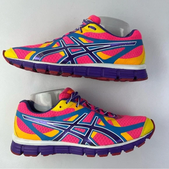 Asics Women's Gel Extreme 33 T2H9N Multicolor Running Shoes Sneakers Size 9 - Picture 4 of 11